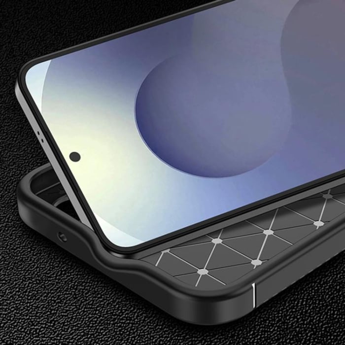 Husa carbon Samsung Galaxy S25 FE  Techsuit - CarbonFiber Black [5]