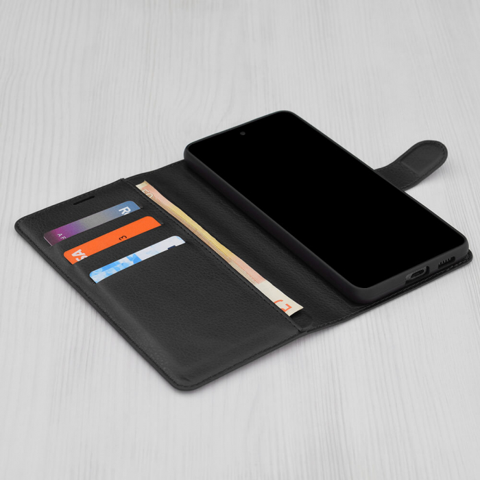 Husa carte Samsung Galaxy S22 Techsuit Leather folio negru [4]