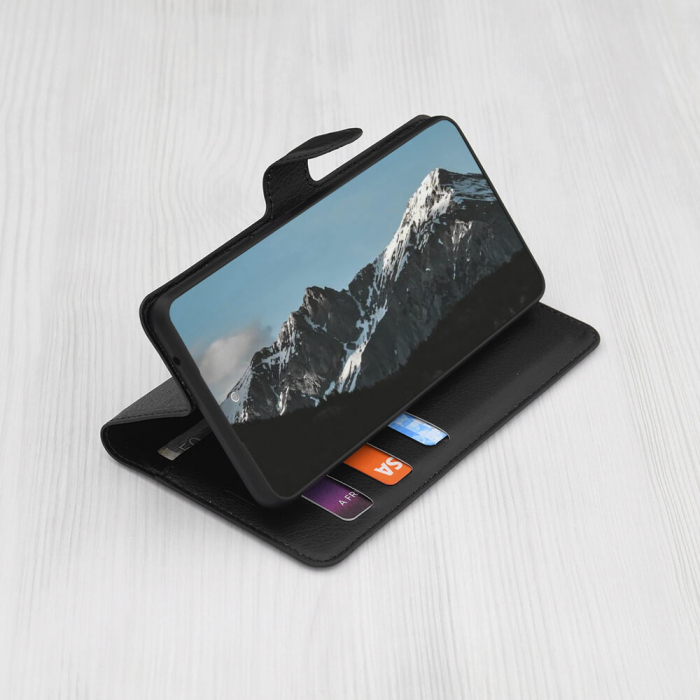 Husa carte Samsung Galaxy S24 FE Techsuit Leather folio negru [2]