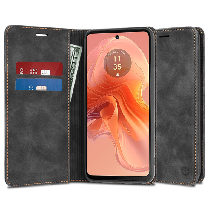 Husa coperta Motorola Moto G04 / Moto G04s / Moto G24 / Moto E14 Techsuit - Confy Cover Black [1]