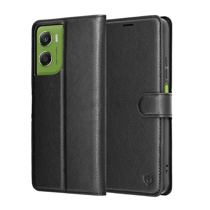 Husa coperta Motorola Moto G06 Techsuit - Leather Folio Black [6]