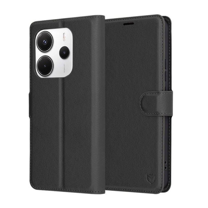 Husa coperta Xiaomi Redmi Note 14 4G (Standard) Techsuit - Leather Folio Black [1]
