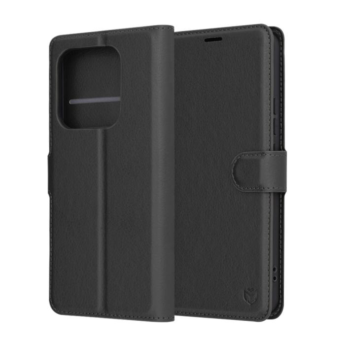 Husa coperta Xiaomi Redmi Note 14 4G (Standard) Techsuit - Leather Folio Black [5]