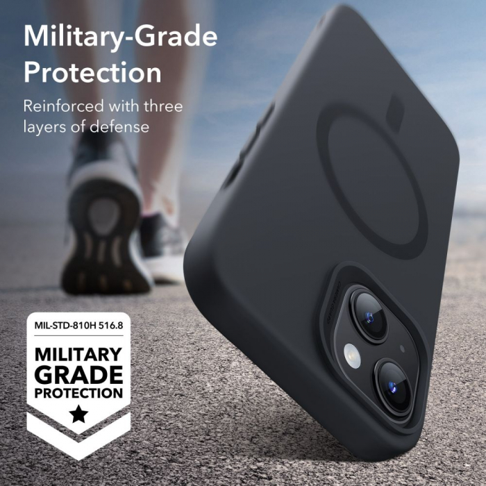 Husa ESR Cloud Iphone 15 negru magsafe [6]