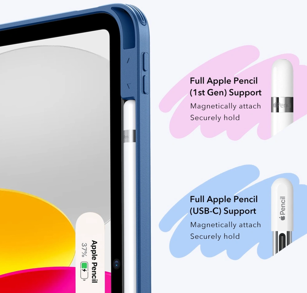 Husa ESR flip hybrid  Ipad 10.9 2022 / Ipad 11 2025 albastru [6]