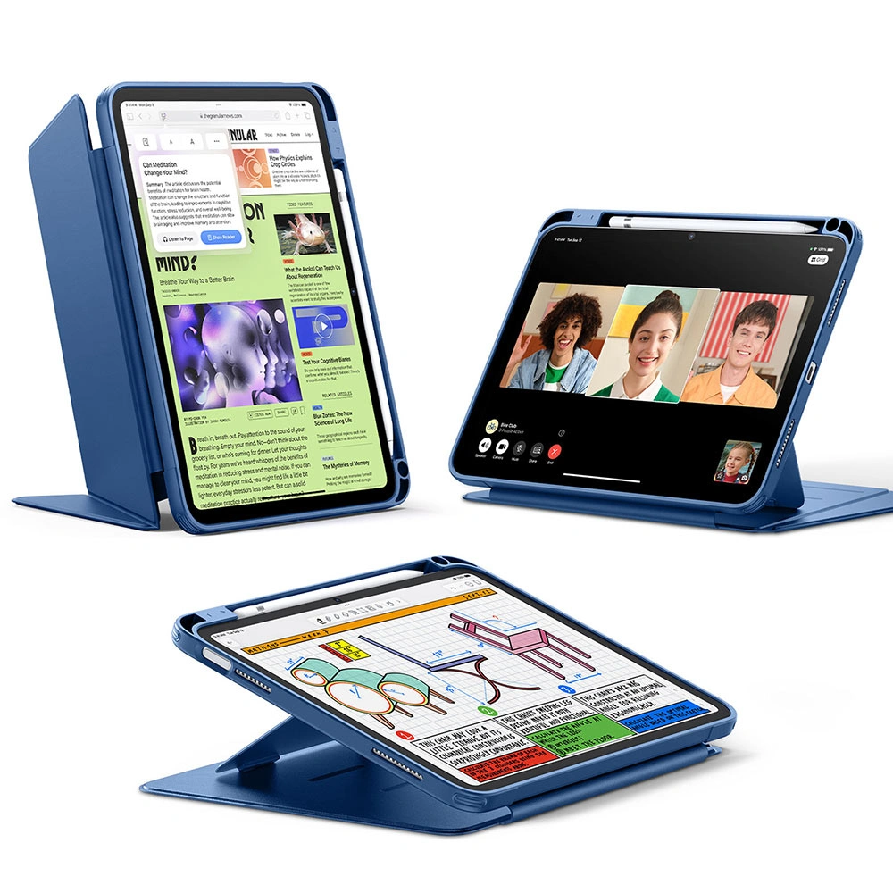 Husa ESR flip hybrid  Ipad 10.9 2022 / Ipad 11 2025 albastru [2]