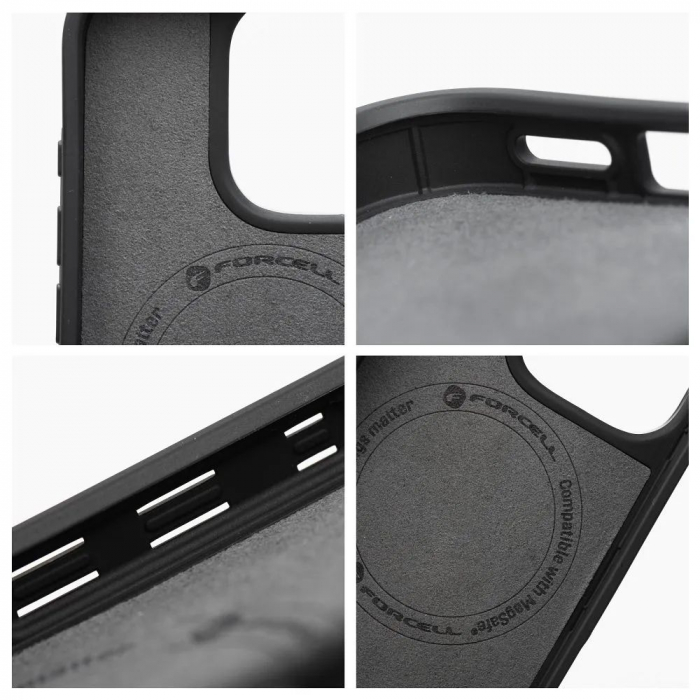 Husa Iphone 16 Pro Forcell F-Protect Mirage marmura negru [4]