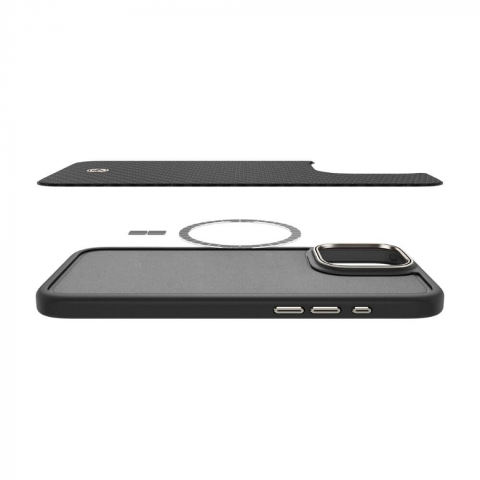 Husa Iphone 16 Pro Spigen Enzo Aramid magsafe negru [7]