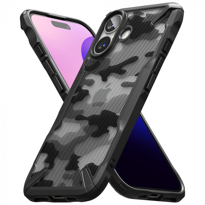 Husa IPhone 16 Ringke Fusion X camo [2]