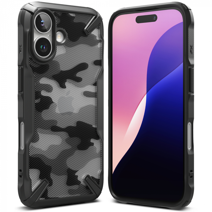 Husa IPhone 16 Ringke Fusion X camo [3]