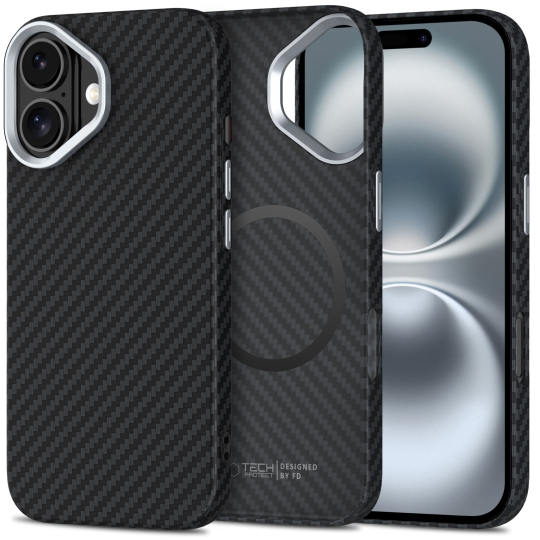 Husa Iphone 16 Tech-Protect Ion Carbon magsafe [1]