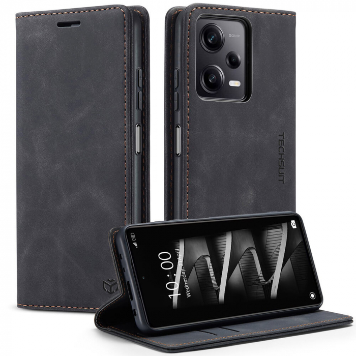 Husa carte Motorola Moto G32 Techsuit Confy cover negru [2]