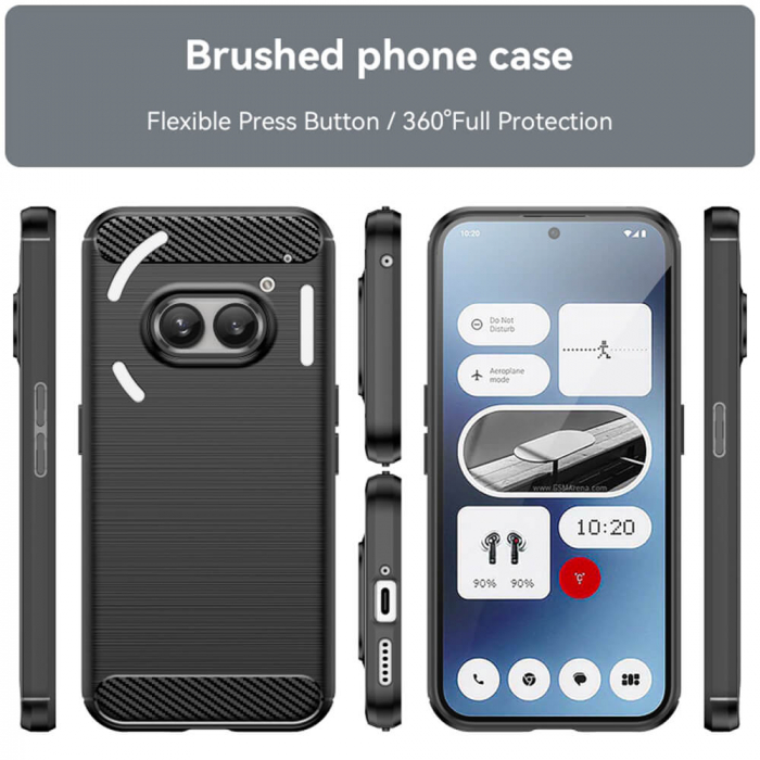 Husa Nothing Phone 2A / 2A Plus Techsuit carbon [6]