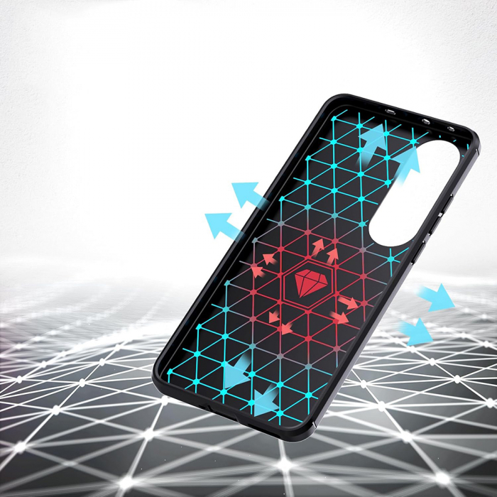 Husa Techsuit carbon silicone OnePlus Nord CE4 lite [4]