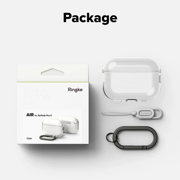 Husa protectie casti AirPods Pro 3 Ringke Air Series Clear [3]