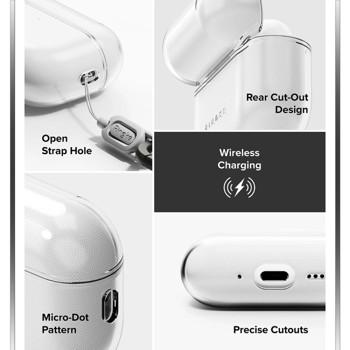 Husa protectie casti AirPods Pro 3 Ringke Air Series Clear [4]