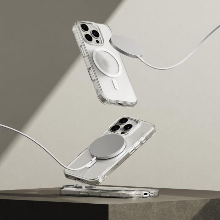 Husa Ringke Fusion IPhone 16 Pro magsafe mata transparent [3]