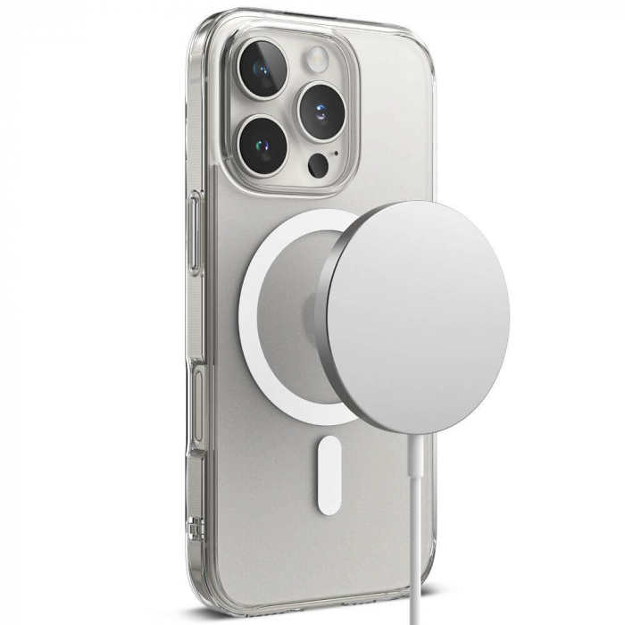 Husa Ringke Fusion IPhone 16 Pro Max magsafe mata transparent [2]
