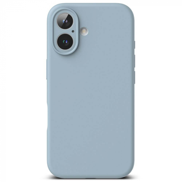 Husa Ringke Silicone Iphone 16 negru magsafe albastru [1]