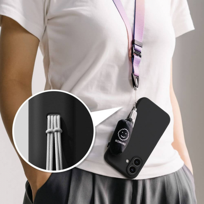 Husa Ringke Silicone Iphone 16 negru magsafe [8]