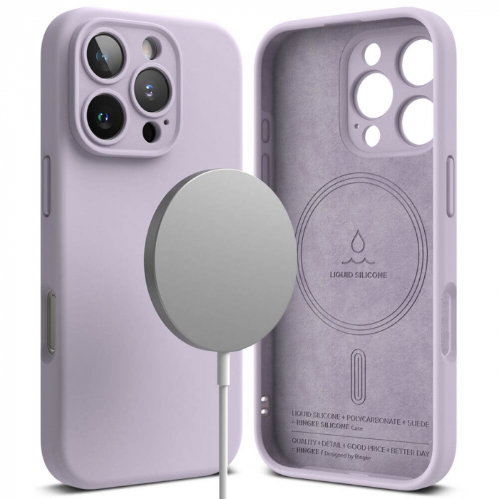Husa Ringke Silicone Iphone 16 Pro Max mov magsafe [7]