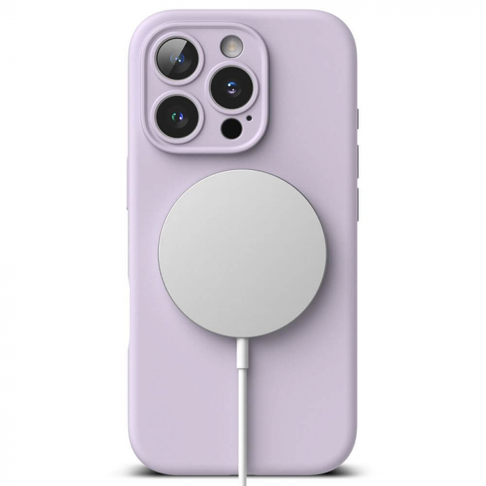 Husa Ringke Silicone Iphone 16 Pro mov magsafe [2]