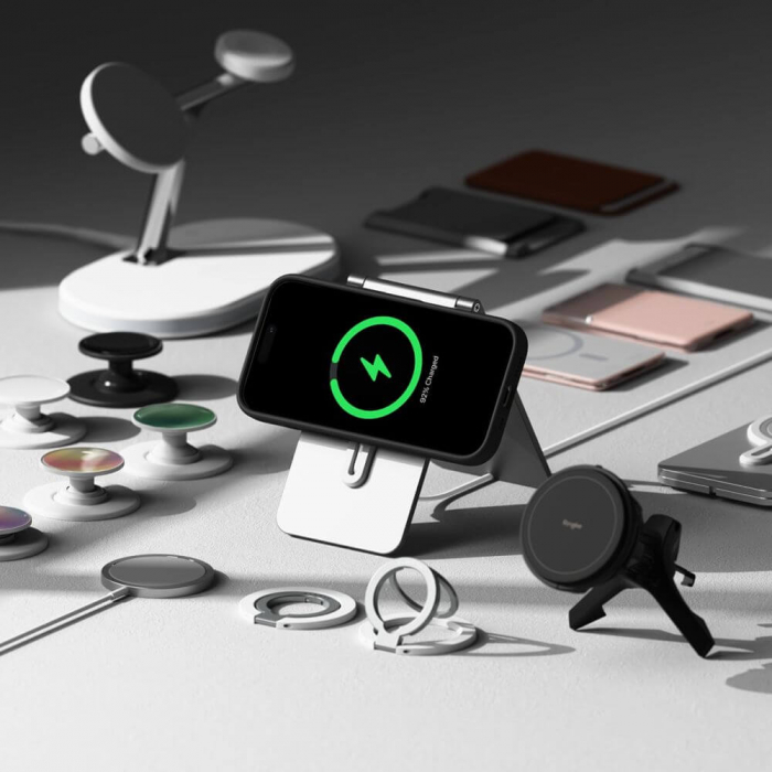Husa Ringke Silicone Iphone 16 Pro negru magsafe [5]