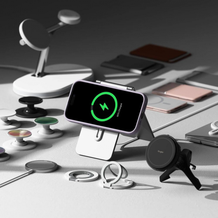 Husa Ringke Silicone Iphone 16 Pro mov magsafe [7]