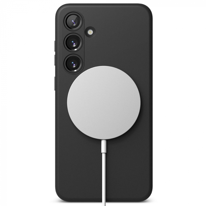 Husa Ringke Silicone Samsung Galaxy S24 magsafe negru [4]