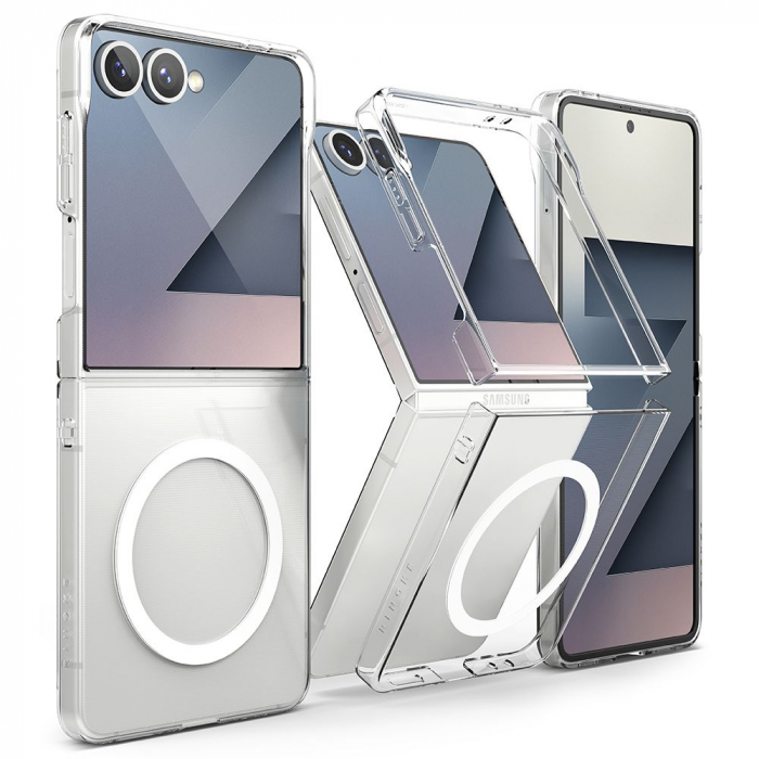 Husa Ringke Slim Magnetic Magsafe Samsung Galaxy Z Flip 7 clear [4]