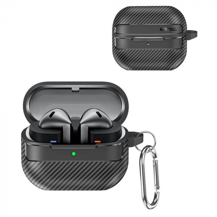 Husa Samsung Galaxy Buds 3 / 3 Pro Techsuit Carbonfiber [3]