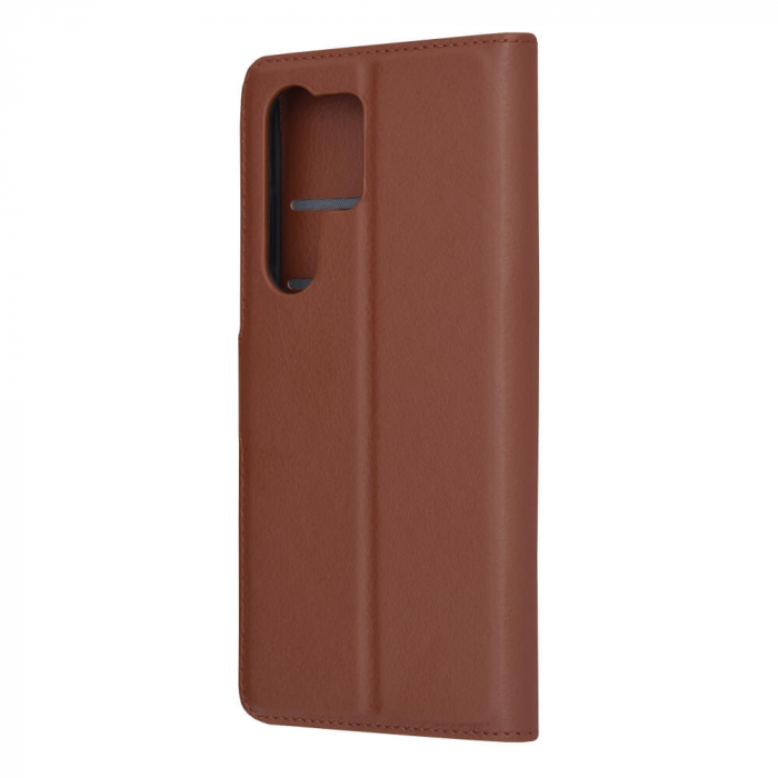 Husa carte Samsung Galaxy S23 Ultra Techsuit Leather folio maro [5]