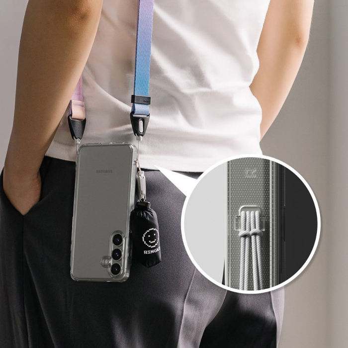 Husa Samsung Galaxy S25 Ringke Fusion transparent mat [3]