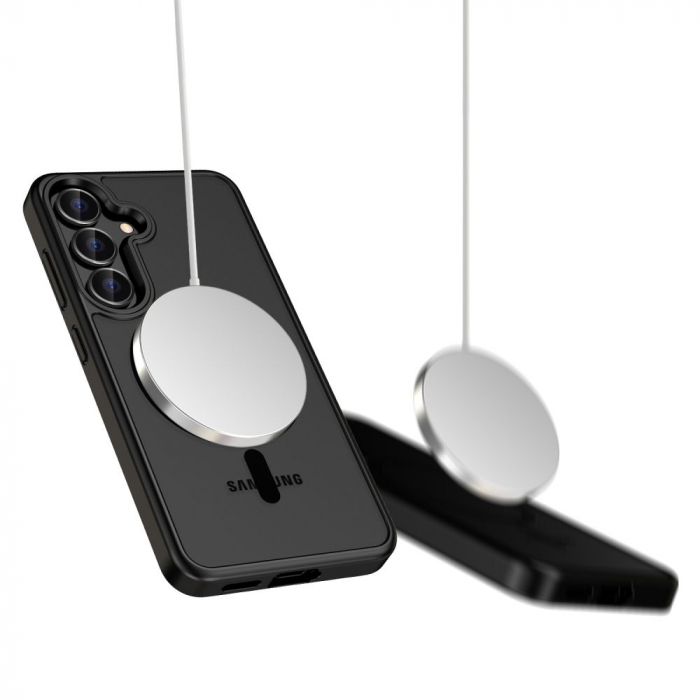 Husa Samsung Galaxy S25 Tech-Protect MagMat Magsafe negru mat [4]