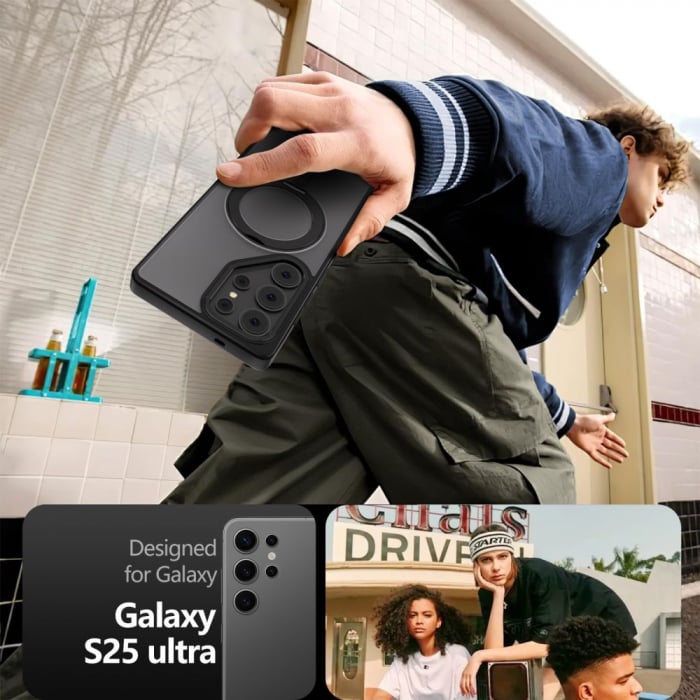 Husa Samsung Galaxy S25 Ultra Tech-Protect MagRing negru [2]