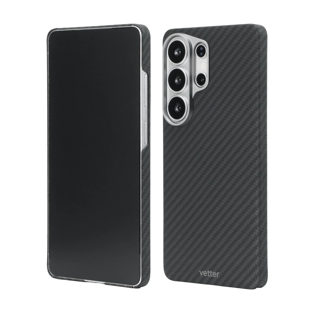 Husa Samsung Galaxy S26 Ultra, Clip-On MagSafe Compatible, made from Aramid Fiber, Kevlar, Black [3]