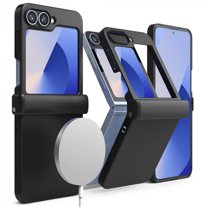 Husa Samsung Galaxy Z Flip 6 Ringke Slim Hinge magsafe negru [3]
