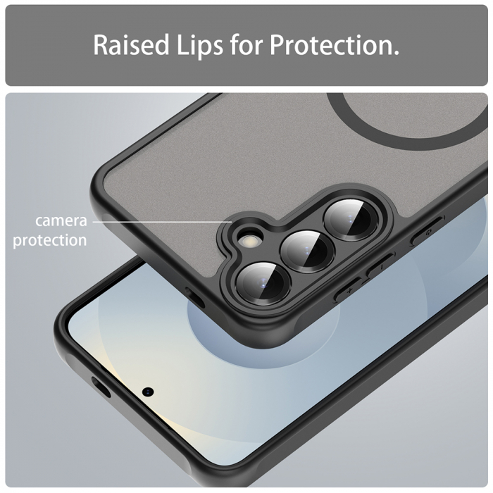 Husa silicon HaloFrost II MagSafe - Samsung Galaxy S25 Plus [4]