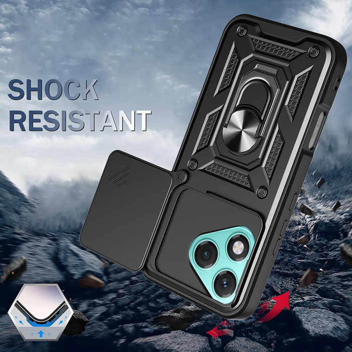 Husa silicon Honor 400 Lite Techsuit - CamShield Series Black [7]