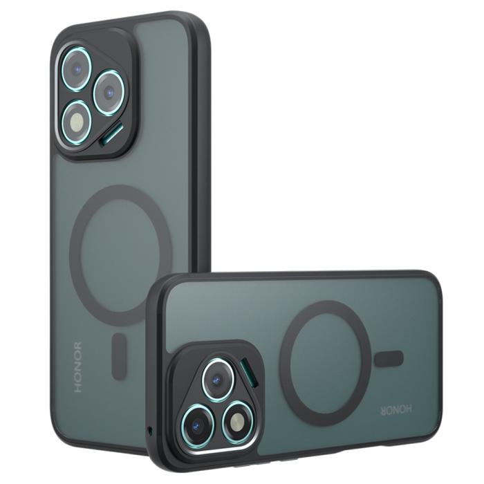 Husa silicon Honor 400 Lite Techsuit - PureFrost MagSafe Frosted Black [6]