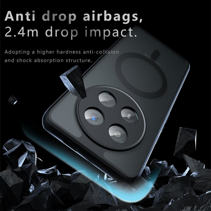Husa silicon Honor 400 Lite Techsuit - PureFrost MagSafe Frosted Black [2]