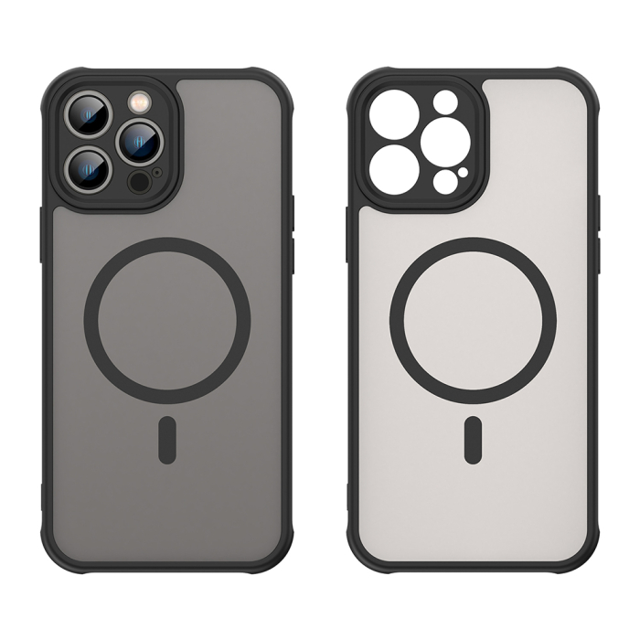 Husa silicon iPhone 13 Pro Max Techsuit - HaloFrost II MagSafe Black [6]