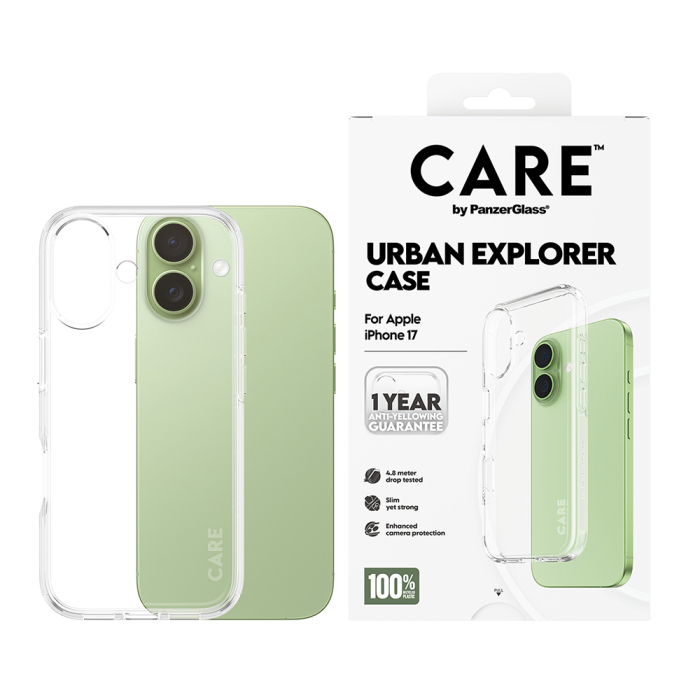 Husa silicon iPhone 17 PanzerGlass - CARE Flagship Urban Explorer Clear [2]