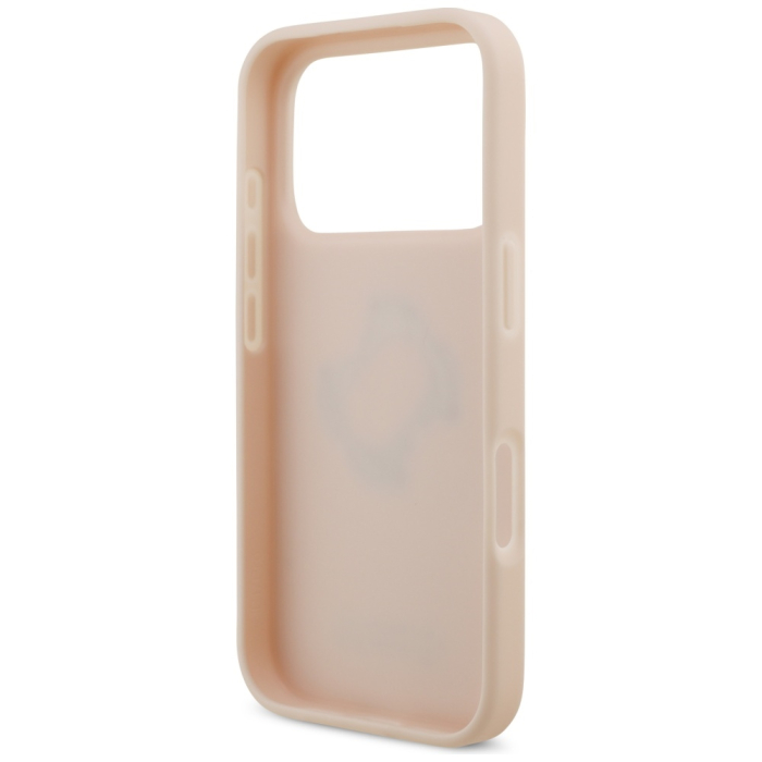 Husa silicon iPhone 17 Pro Guess - Hardcase 4G Grained Big and Classic Logo (GUHCP17LPGT4MBP) Pink [2]