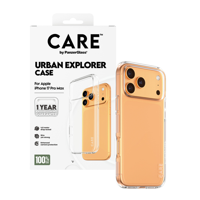 Husa silicon iPhone 17 Pro Max PanzerGlass - CARE Flagship Urban Explorer Clear [6]