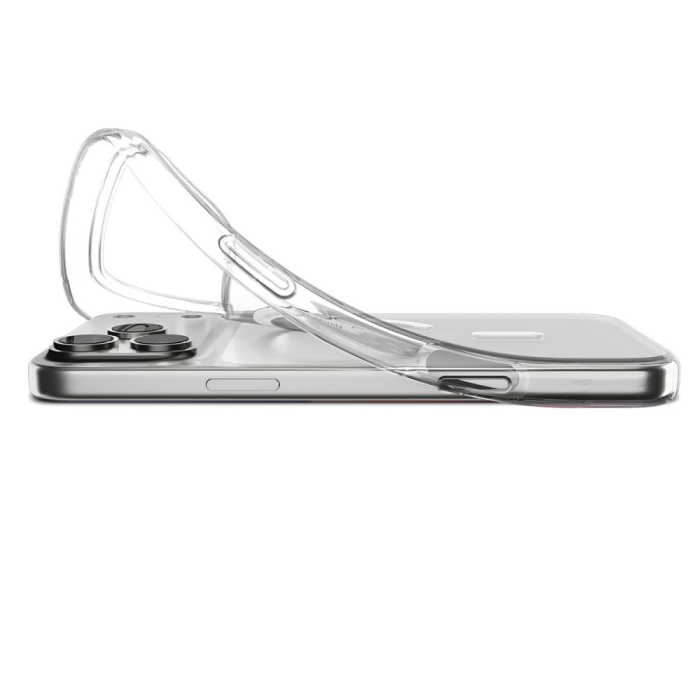 Husa silicon iPhone 17 Pro Max Spigen - Liquid Crystal MagSafe Clear / White [3]