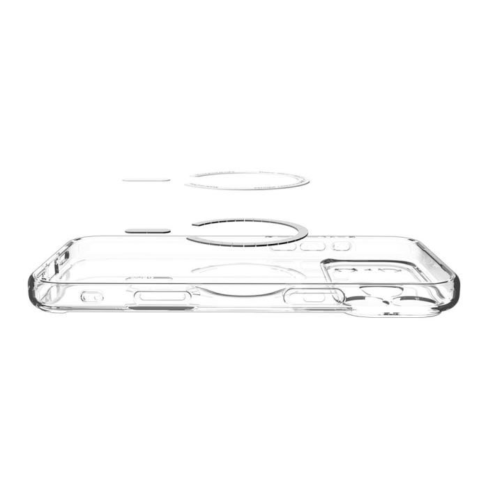 Husa silicon iPhone 17 Pro Max Spigen - Ultra Hybrid MagSafe Clear/White [4]