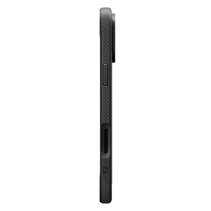 Husa silicon iPhone 17 Pro Spigen - Rugged Armor MagSafe Matte Black [3]