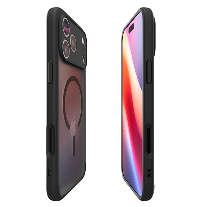 Husa silicon iPhone 17 Pro Spigen - Ultra Hybrid MagSafe - Frost Black [4]