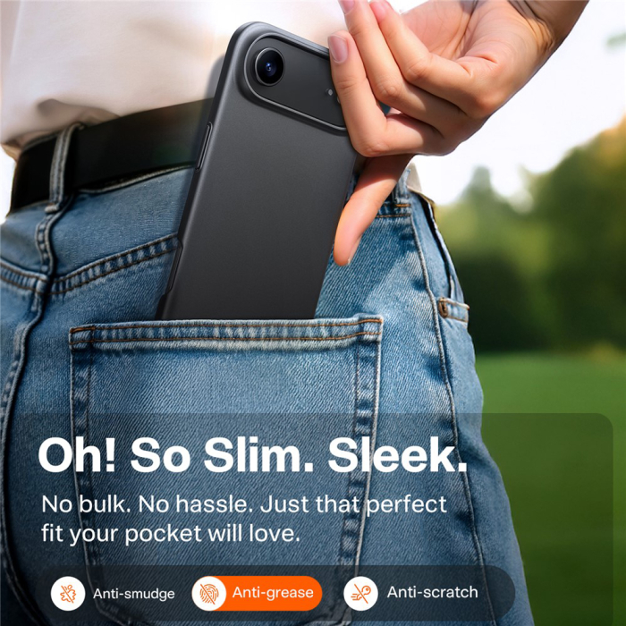 Husa silicon iPhone 17 Pro Torras - SlimFit MagSafe Series Clear [6]